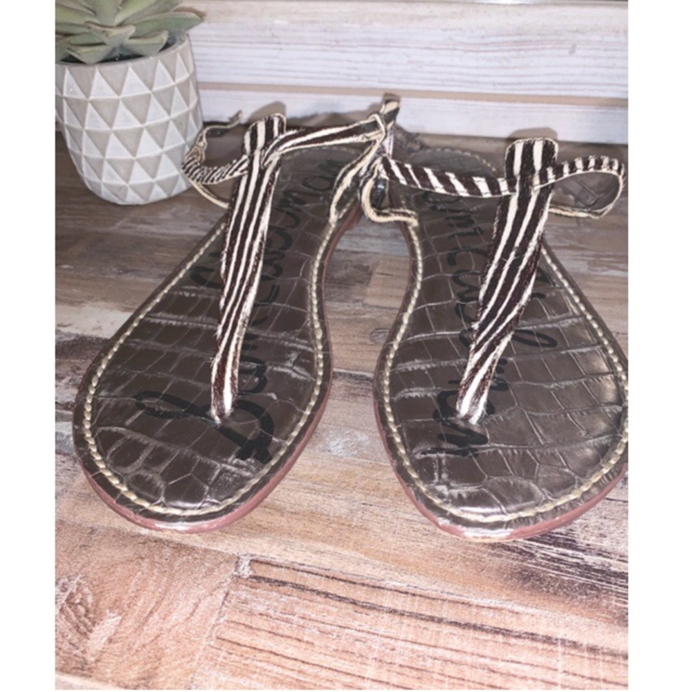 Sam Edelman Gigi zebra print sandals